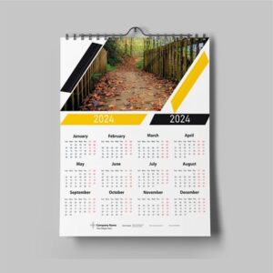 A2 Wall Calendar (7 pages)